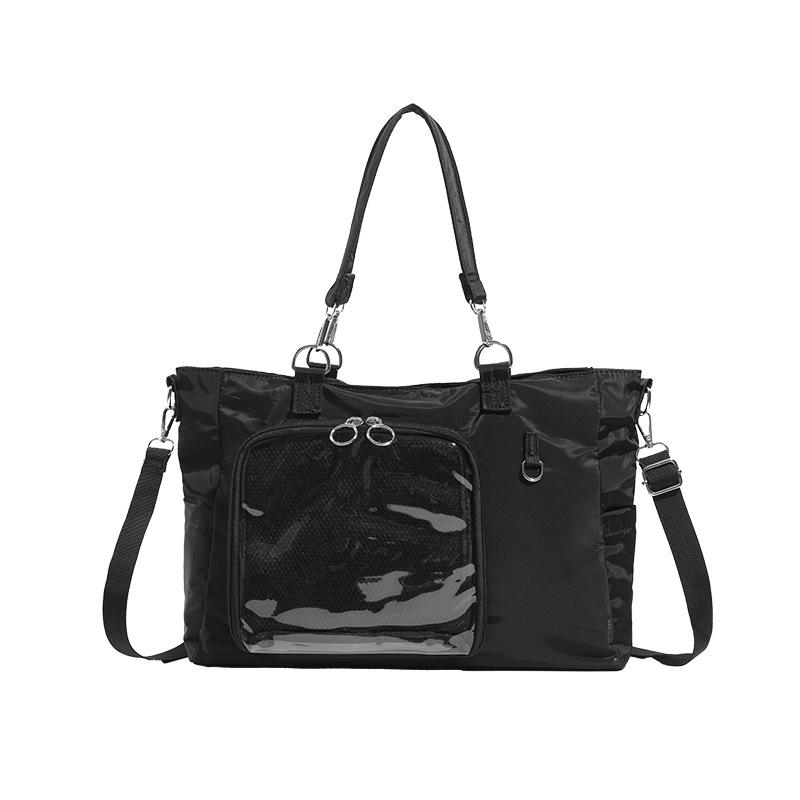 Niche nylon portable students go out to class commuter bag large capacity shoulder messenger bag