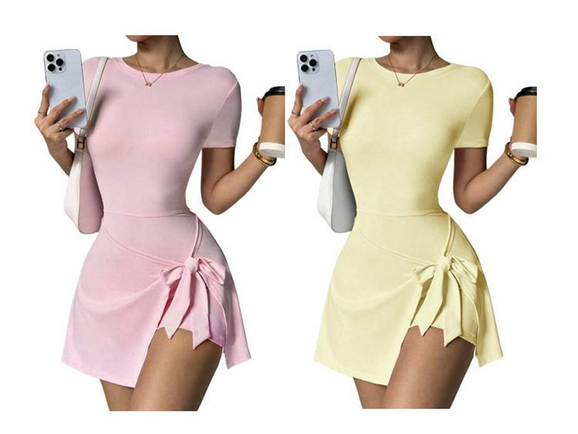 Women's Casual Yoga & Sports Skirt - Spring/Summer Beautiful Back Two-Piece for Golf & Tennis