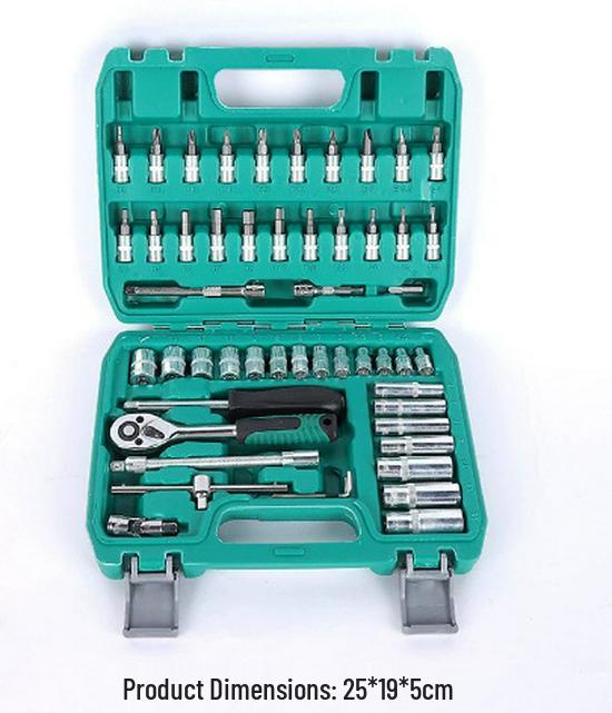 Ratchet Wrench Socket Set: Multi Car Repair Tool Kit