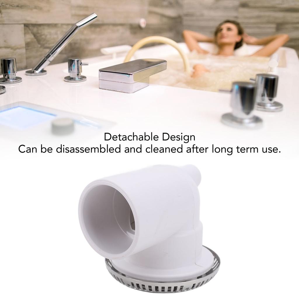 Bathtub Jet Nozzle 304 Stainless Steel and PVC Detachable Exquisite Water Outlet Pool Jet Nozzle for SPA Pool