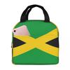Drapeau de la Jamaïque Drapeau Jamaïcain Sac à Lunch Isotherme pour Femmes Enfants Boîtes Alimentaires Portables Boîte à Lunch Thermique Sac Tote