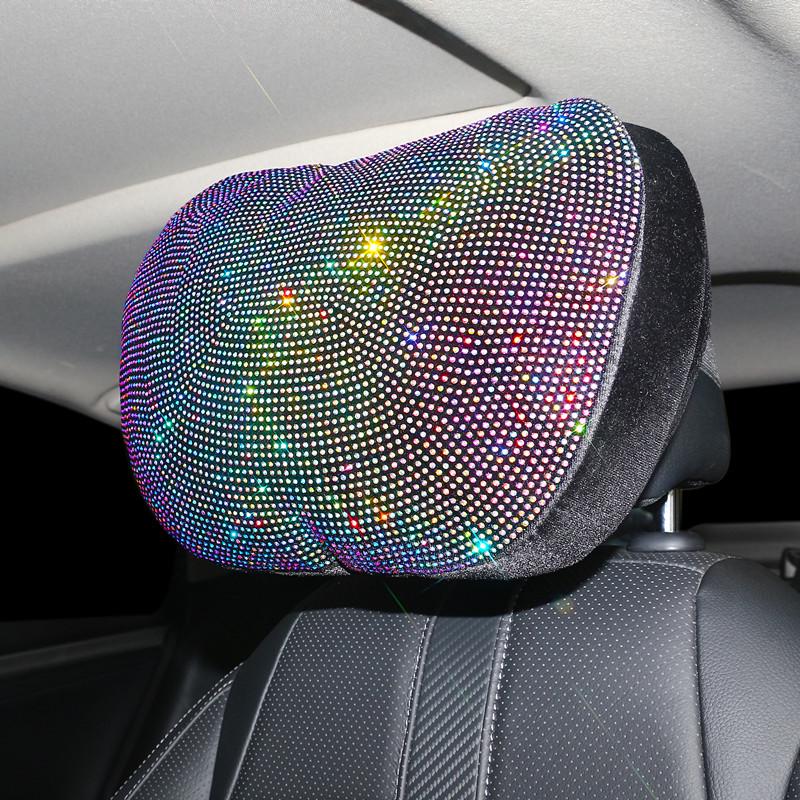 Rhinestone Car Neck Support Pillow - Maybach S-Class Style