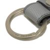 Used 12564 Porte-Clés Dragonne M64182 7950 LV logo embossed bag charm in excellent condition Damier Infini Arctic