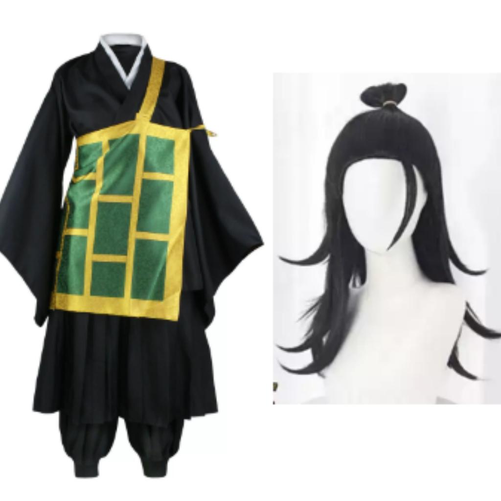 Geto Suguru Cosplay Costume Black Blue kimono School Uniform Anime Clothe Halloween Costumes For Women Man