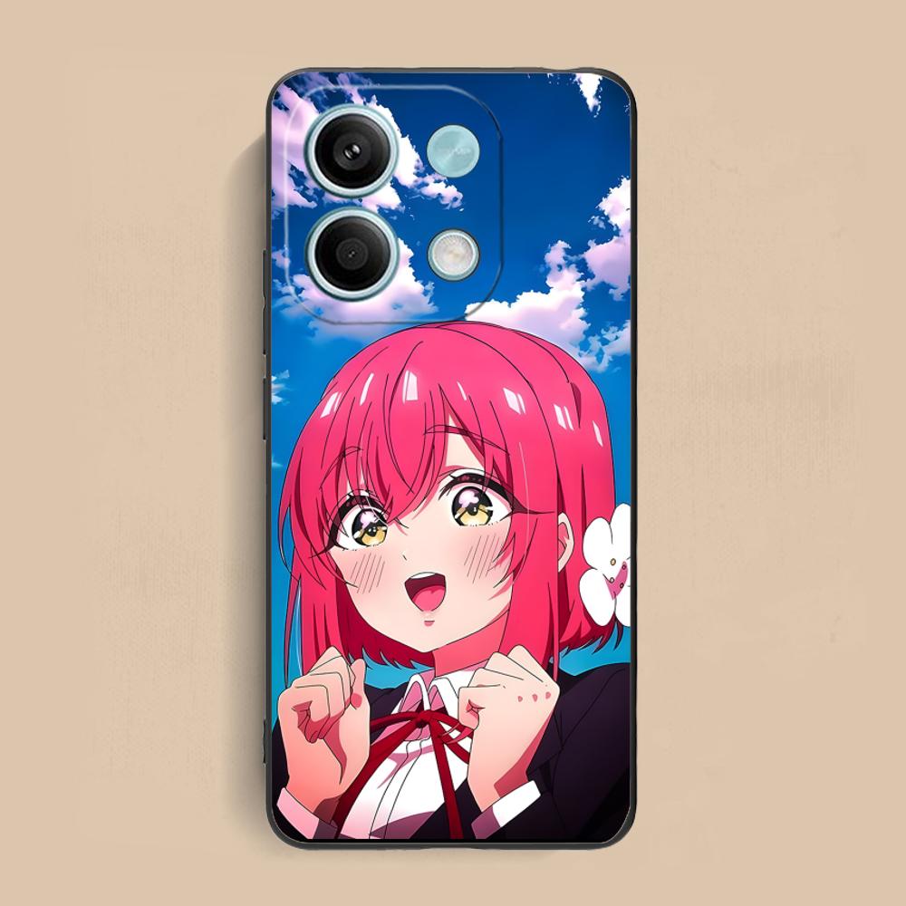 Anime Hakari Hanazono Matte TPU Mobile Phone Case for Xiaomi Redmi Note 14 13 12 11 S Pro Plus 4G 5G Colorful Printing Cover
