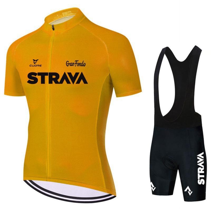 Foreign Trade Hot-selling Short-sleeved Cycling Suit Men's Tight-fitting Bicycle Downhill Suit Outdoor Quick-drying Breathable Mountain Bike