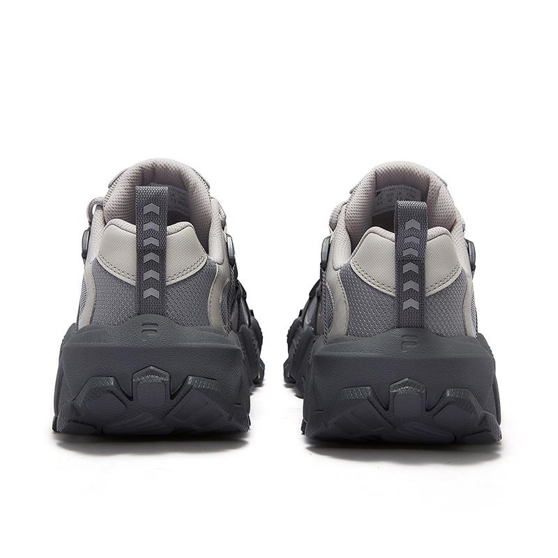 Fila Fusion Exocet Mountain Shoes Fashion Versatile Comfortable Wear-Resistant Low-Top Casual Shoes Men Sneakers Gray T12M511510FAD