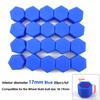 20pcs 17mm 19mm 21mm Black Car Wheel Caps Bolts Covers Nuts Silicone Auto Wheel Hub Protectors Screw Cap Styling Anti Rust Cover