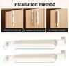 Over The Door Hanger Metal Folding Clothes Drying Rack for Laundry Bathroom Bedroom Dorm Space Saving Storage Hanger for Clothes Coats Towels
