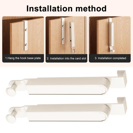 Over The Door Hanger Metal Folding Clothes Drying Rack for Laundry Bathroom Bedroom Dorm Space Saving Storage Hanger for Clothes Coats Towels