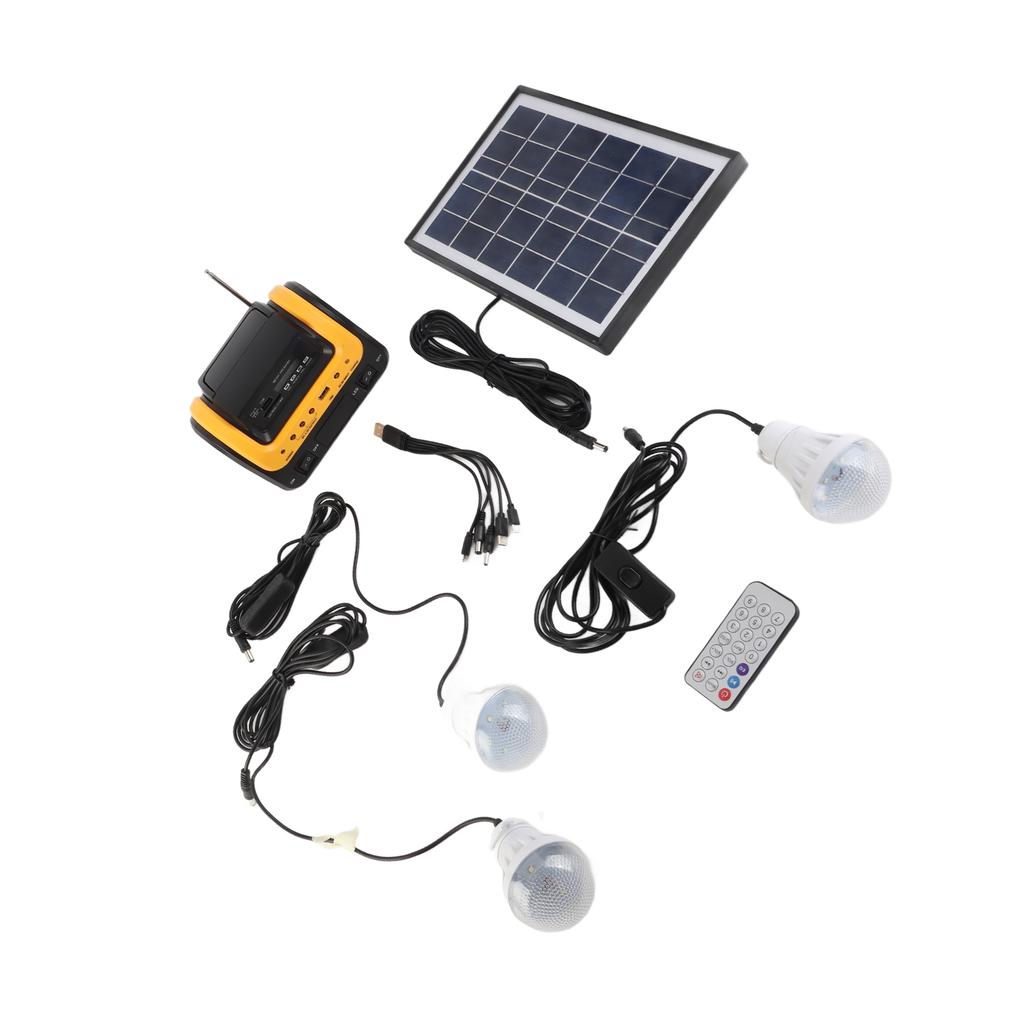 Solar Power Generator Portable Power Station 5000mAh Solar Power Generator with Solar Panel for Camping Emergency