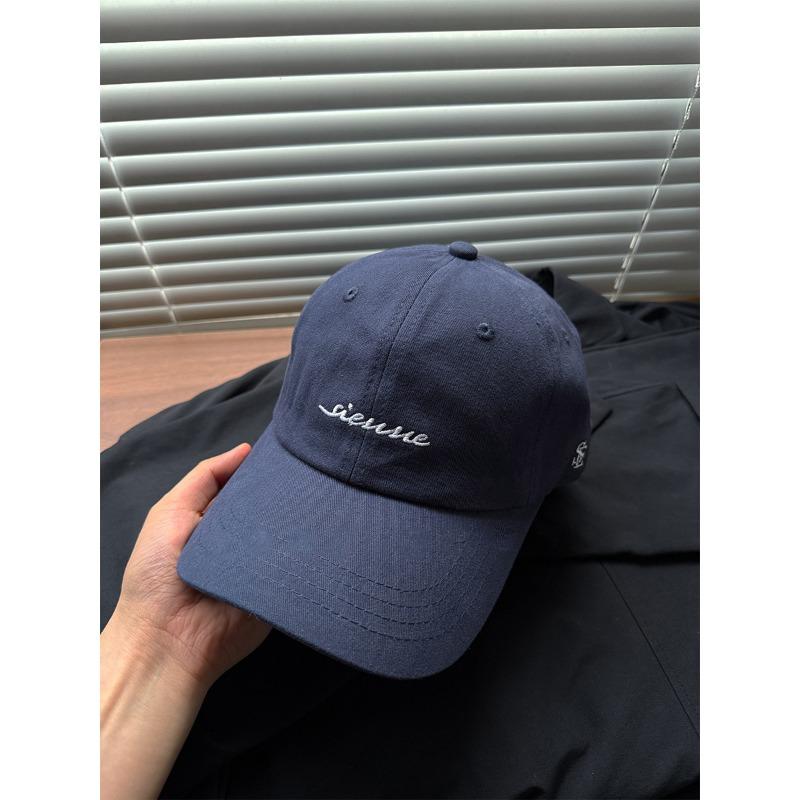 Simple and fashionable versatile letter embroidery baseball cap female couple casual big head circumference cap new hat