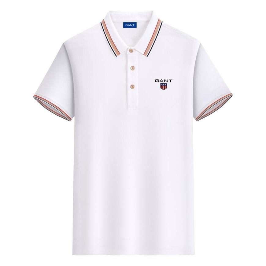 Gant Léto 2025 Nové vyšívané ležérní sportovní polo tričko s límečkem, Rychleschnoucí polo tričko