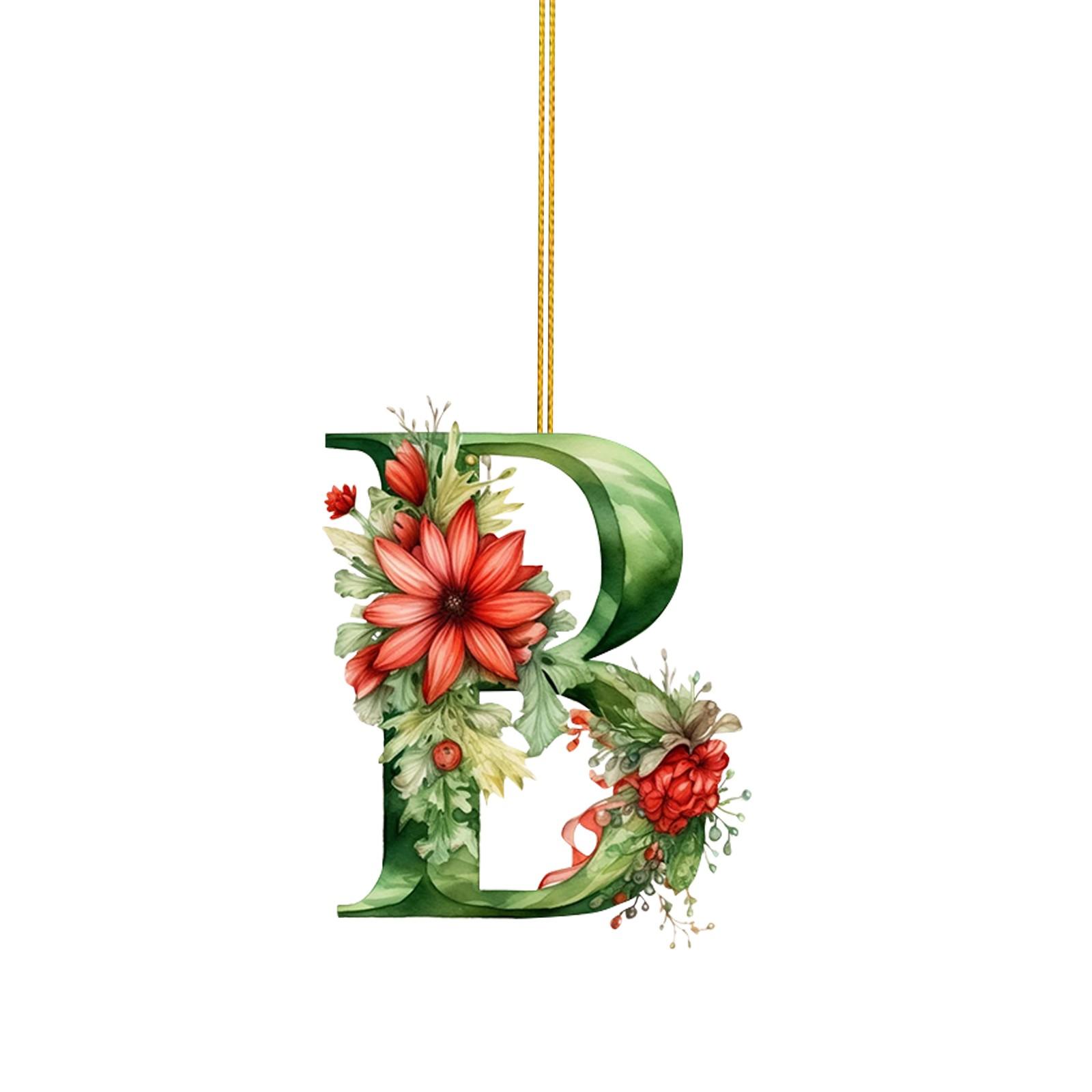 

26 букв,Рождество,Украшения,Акрил,1 One Size