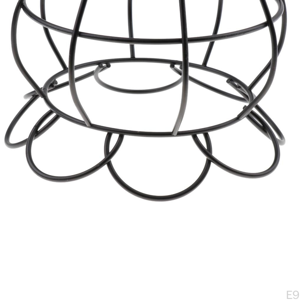 Style Black Light Cage For Pendant Lamps Home