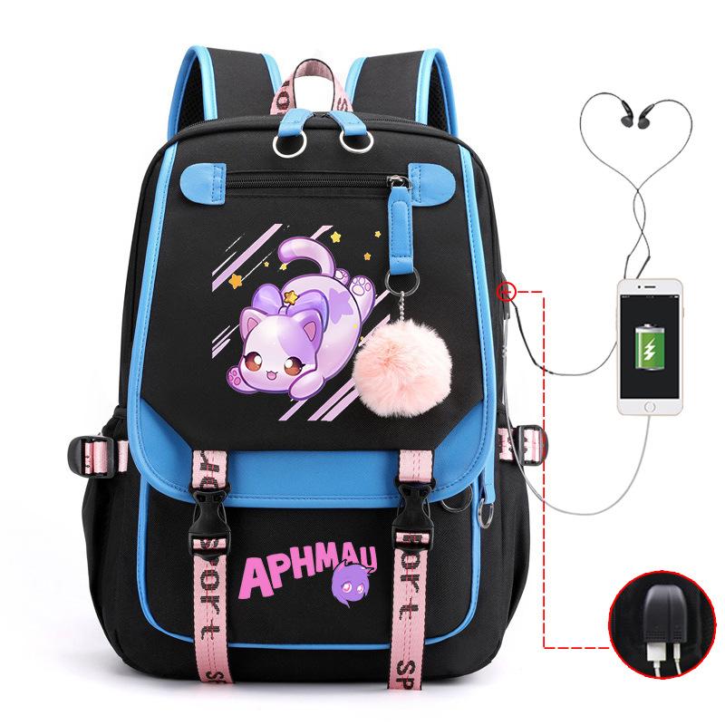 Harajuku Simple And Versatile Junior High School Student Schoolbag Female Lightweight Large-Capacity Junior High School Student Backpack