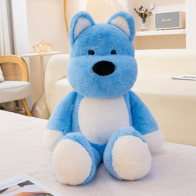 Plush West Highland Terrier Dog Stuffed Animal Sitting Pose Gift For Kids And Collectors