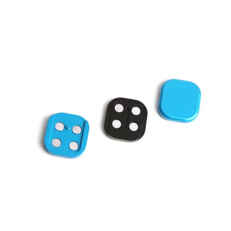 Magnetic Push Card Haptic Coin Mini Fidget Pushing Plate Stress Relief Toy EDC Metal Relieve Anti-Stress Mechanical Slider