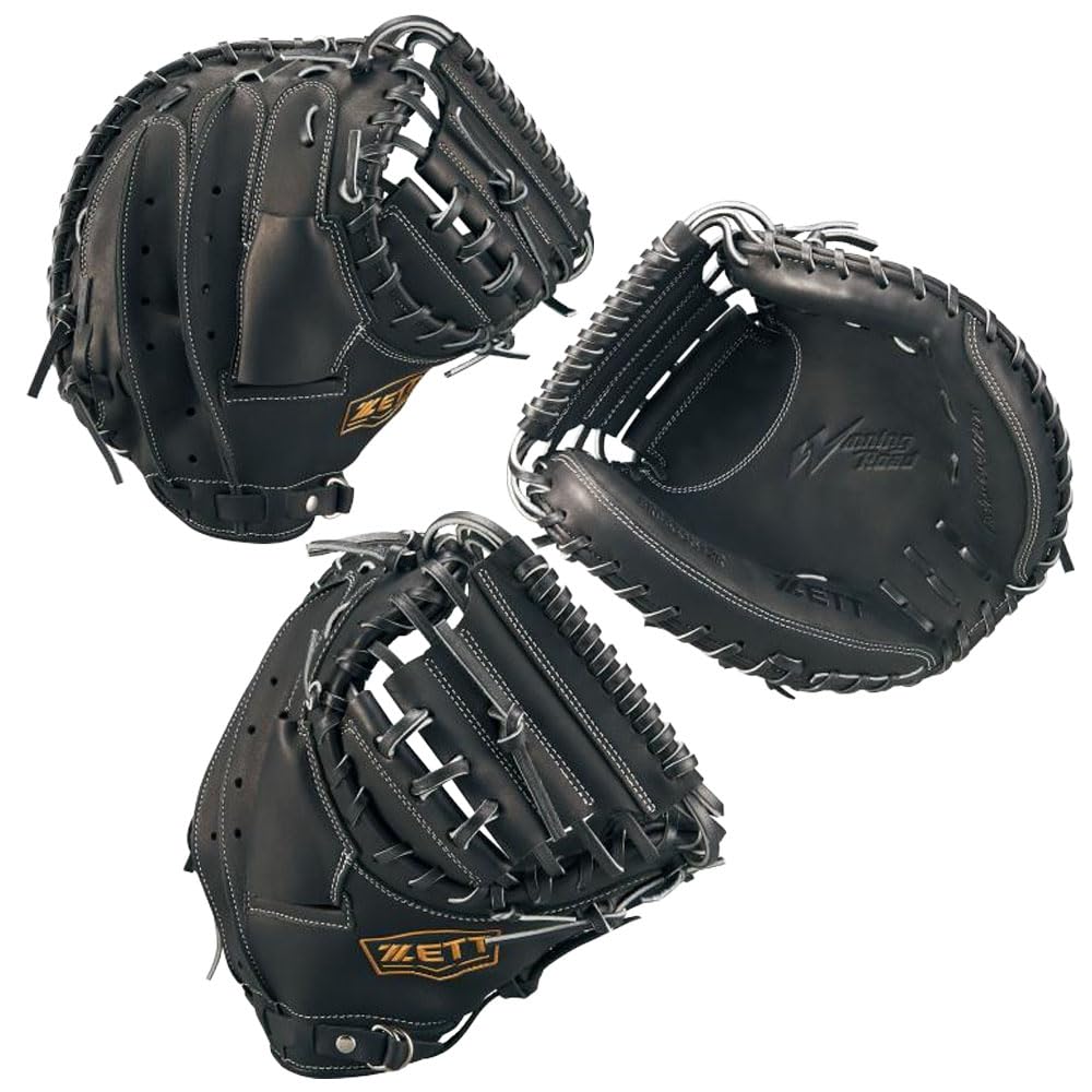 

ZETT Winning Road Soft Baseball Black BRCB33512F Catcher s Mitt, (1900)