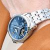 ORIENT STAR Automatic Watch Layered Skeleton Mechanical Japan Made 2-Year Warranty Open Heart RK-AV0B08L Men's Light Blue
