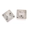 10Pcs Hand-Held Bedside Switch Square Flat Button Single Control Switch Wiring Button Rocker