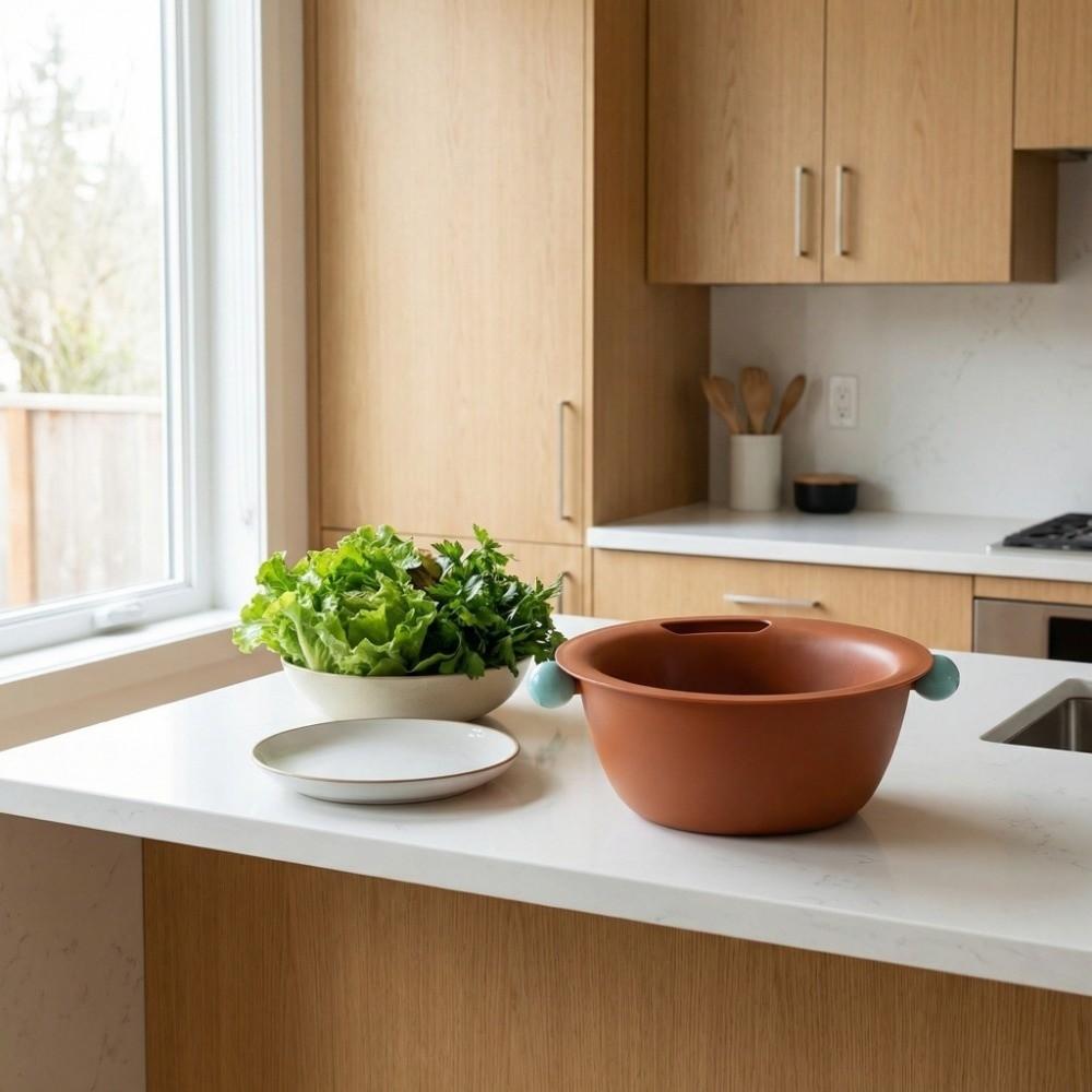 Large Capacity Fruit Vegetable Washing Bowl Vegetable Fruit Strainer  Refrigerator