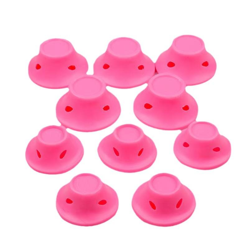 Silicone Lazy Bell Mushroom Hair Rollers - No Damage Sleep Curlers