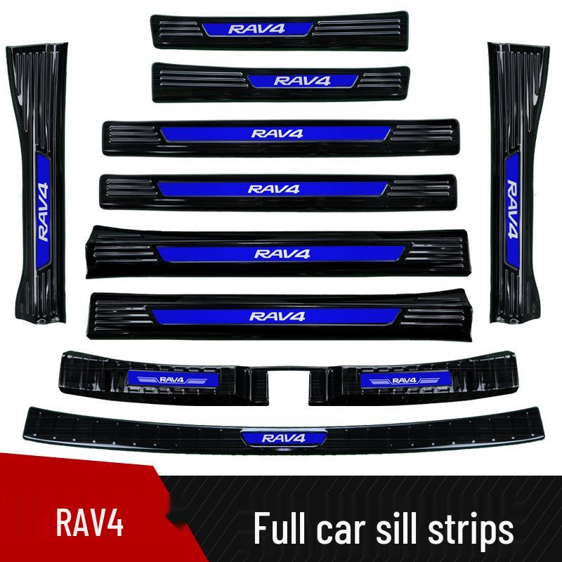 Protector Prag Ușă din Oțel Inoxidabil pentru Toyota RAV4 2024