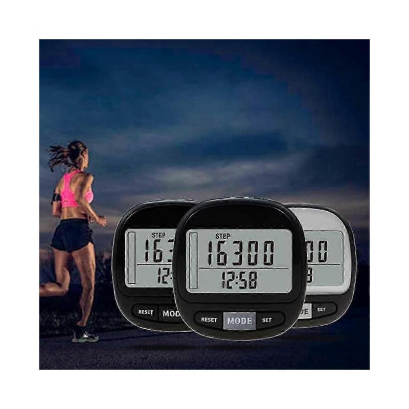 Pedometer for Walking, 3D Pedometer with Clip and Strap, Walking Distance Miles, Calorie Counter for Men and Women Ref: 2527