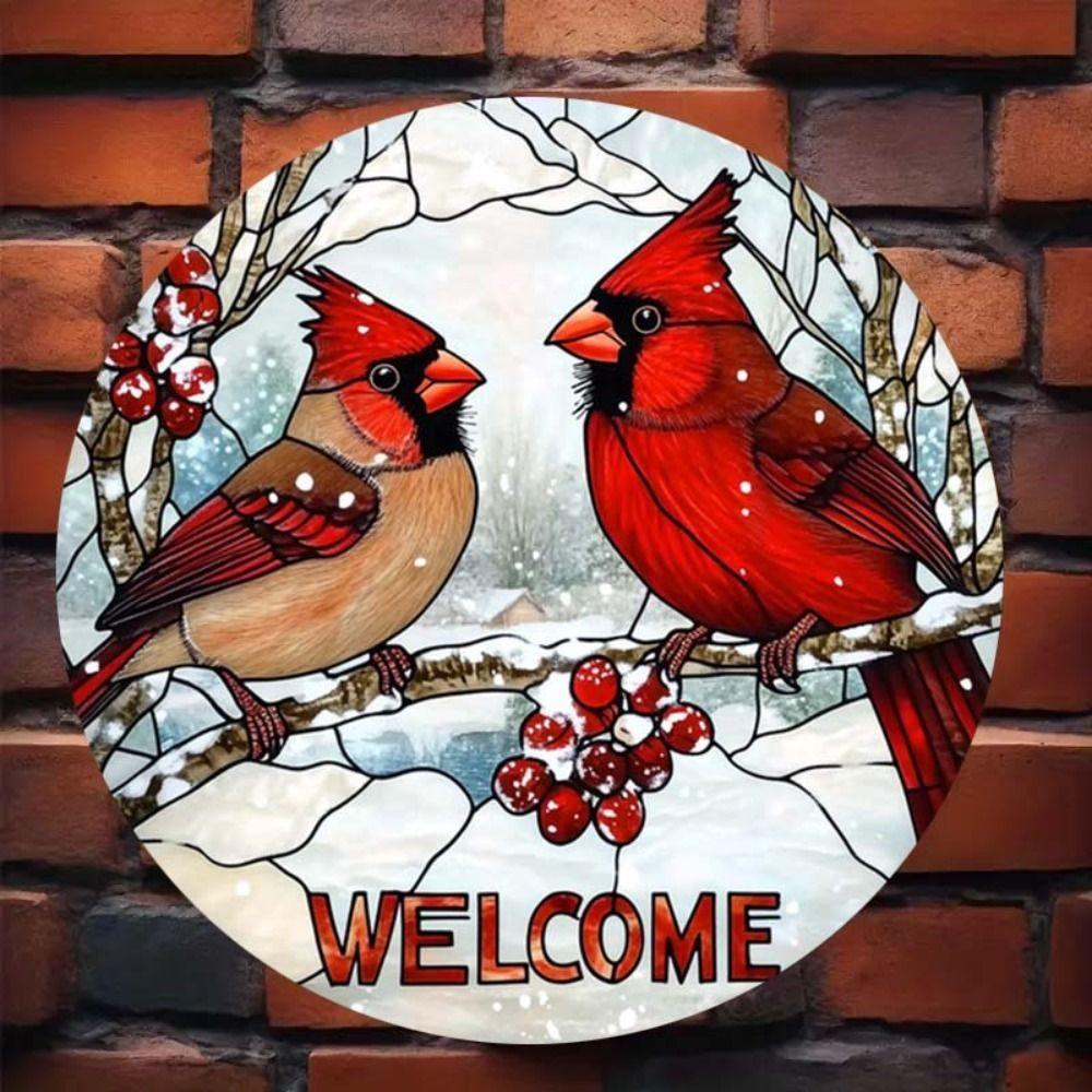 Vintage Metal Sign Blue Deer Merry Christmas Retro Tin Plate Wall Decor Home Holiday Gift 20 Cm