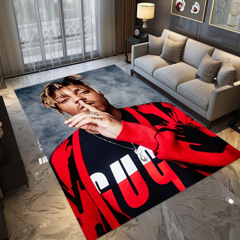 Juice Wrld: Legacy Music Passion Carpet Printing Suitable for All Seasons Bathroom Mat Fashion Office Chair Cushion