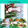 Charming Resin Christmas Dog Bone Hanging Decorations With Personalized Touches For Celebrations