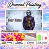 Joker DC 5D DIY Diamond Painting Custom Name Text, Full Drill Rhinestone Mosaic Art Home Gift