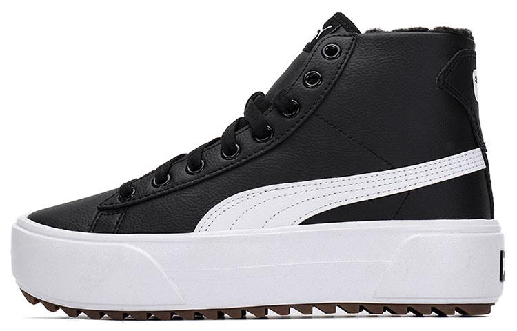 Puma Wmns Kaia Mid Fur - Black 35.5