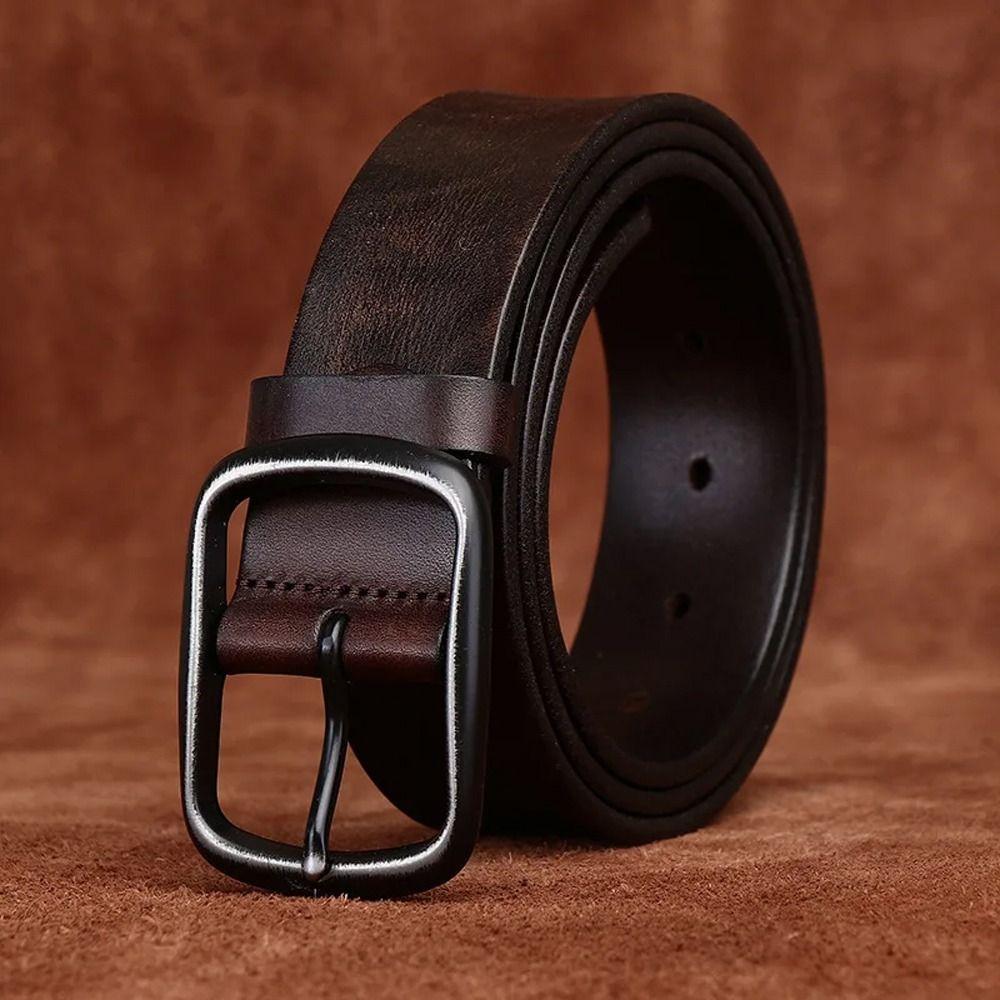 Soft Men Belt Durable Jeans Belt Classic Style Trousers Belt Casual