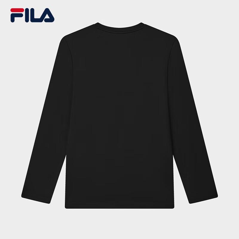 FILA Men's Crew Neck Knit Long Sleeve T-Shirt