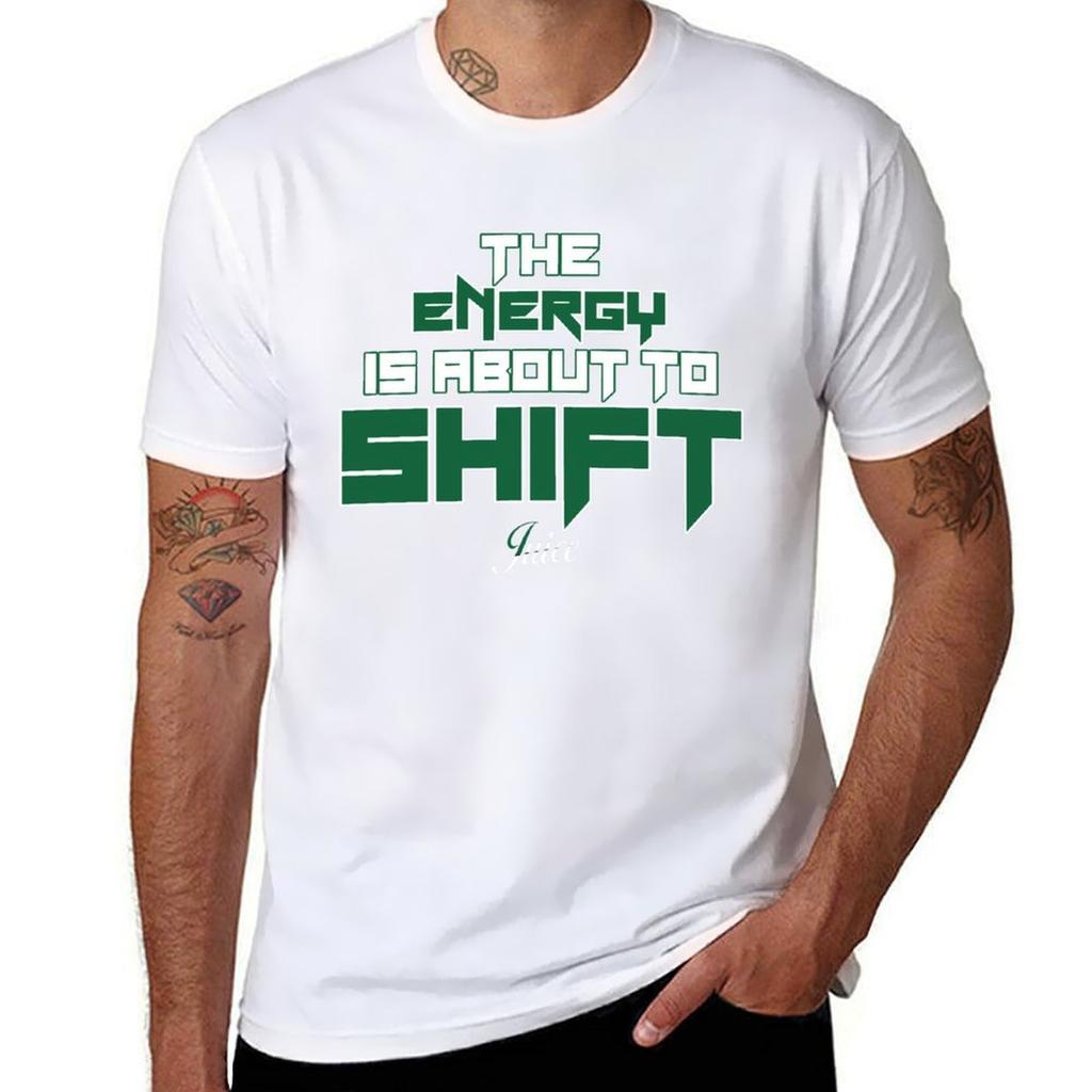 The Energy Is About To Shift Tshirt Simple Line Art Print Tee