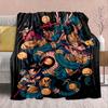 Dragon Ball Anime Flaneldecke - Weich Warm Perfekt für Sofa, Bettwäsche Camping Reise Büro Heimdekoration -QJY