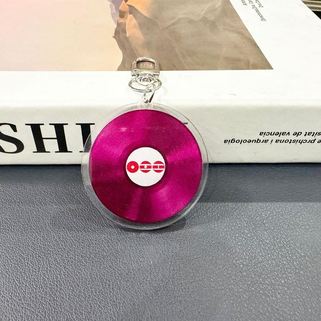 Portachiavi Disco Rotondo Tour Mondiale BTS, Ciondolo per Borsa, Accessori Abbigliamento, Gadget Merchandise Celebrità Regali di Supporto