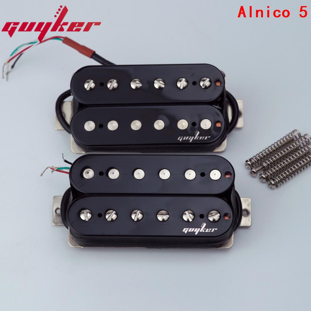 Guyker Electric Guitar Humbucker Pickups Double Coil Guitar Bridge Pickup  Neck Pickups Set - Black