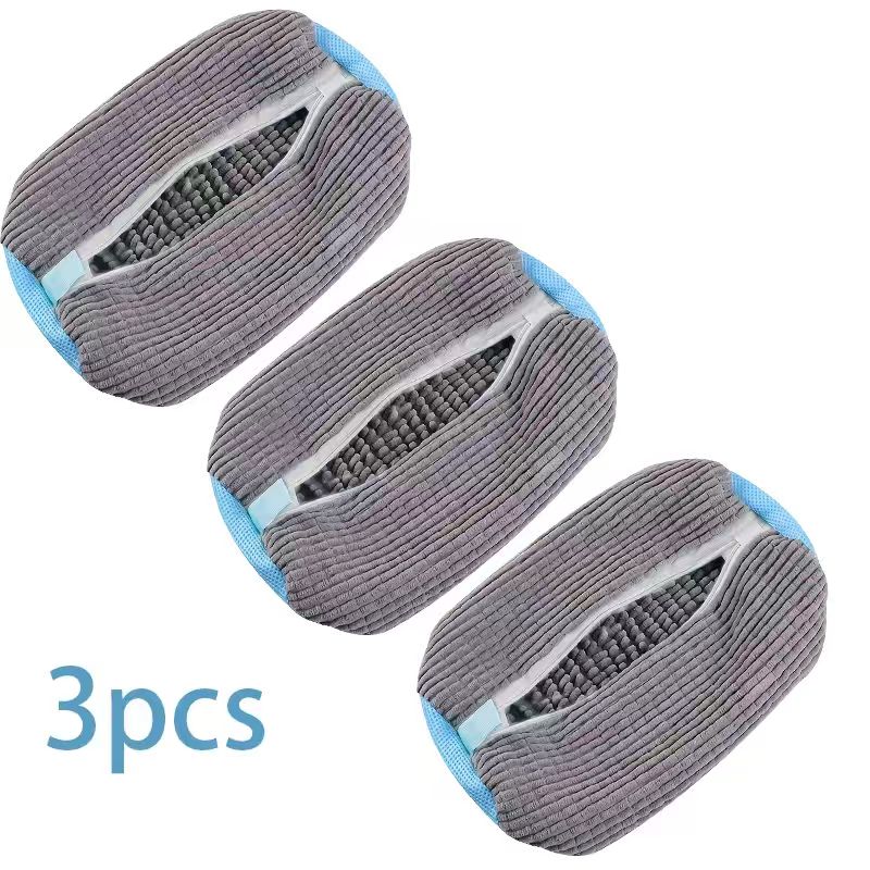 Reusable Shoe Wash Bag Machine Washable Cleaning Bag With Self-locking Zipper for All Shoes Size and Type,for Washer and Dryer