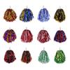 2 stk Cheerleader Pom Poms metallisk folie Cheerleader Pom Poms Håndblomster med håndtak for sportskonkurranser feiringer