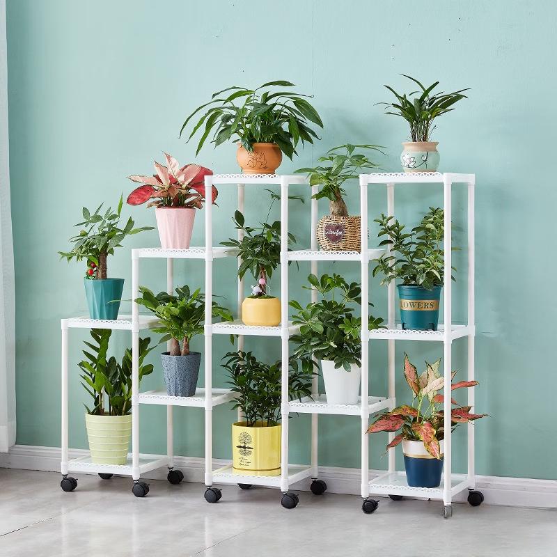 Multi-Tier Iron Flower Stand