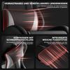 Gaming Chair Ergonomic Gaming Chair with Lumbar Cushion and Headrest, Gamer Chair Height Adjustable, PC Chair for Adults Girls Boys, Black-White