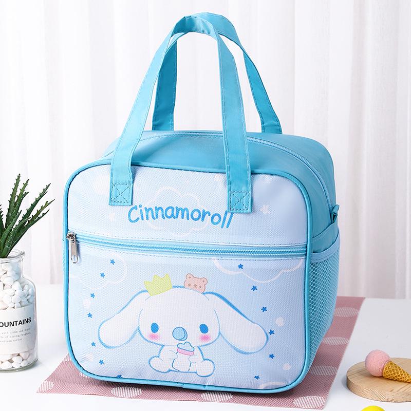 Izolowana torba na lunch z kreskówkowym motywem dla dzieci - Urocza, wodoodporna, pogrubiona torba na bento