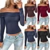 Women Tops Long Sleeve R-Neck Shirts Fall Fashion  Casual Business Tunic Blouses