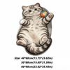 Non-Slip Home Decor Carpet Anti-fouling Cartoon Carpet Cute Cat-Shaped Area Rug  Bedrooms