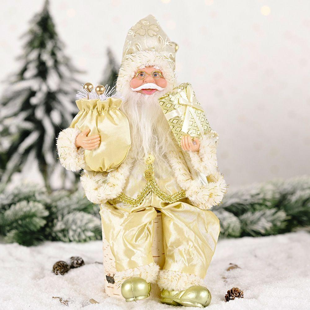 Xmas Tree Ornament Figurine Santa Claus Doll Santa Figure Kids Gift Merry Christmas Decorations