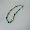 Maillard Caramel Beaded Necklace - Colorful Holiday Style for Women