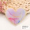 1pc Round/Square Painted Gel Polish Palette Natural Resin Onyx Display Board Holder Practice Nail Art DIY Tools